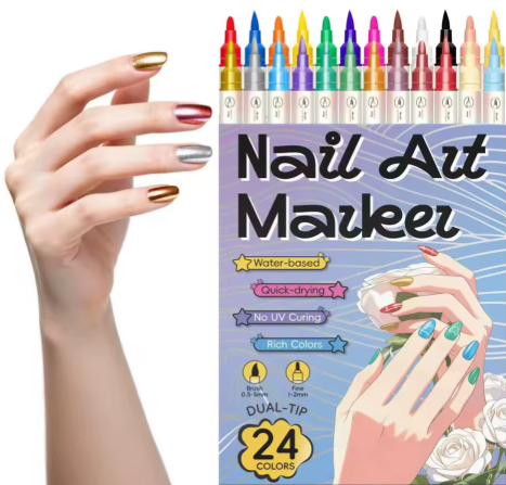 Uñas bonitas en minutos con 24 colores
