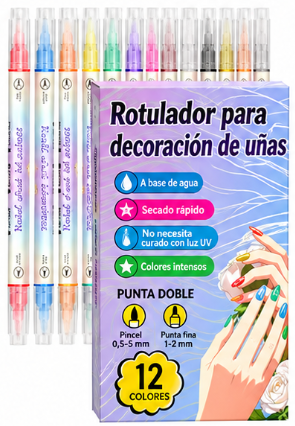Uñas bonitas en minutos con 24 colores
