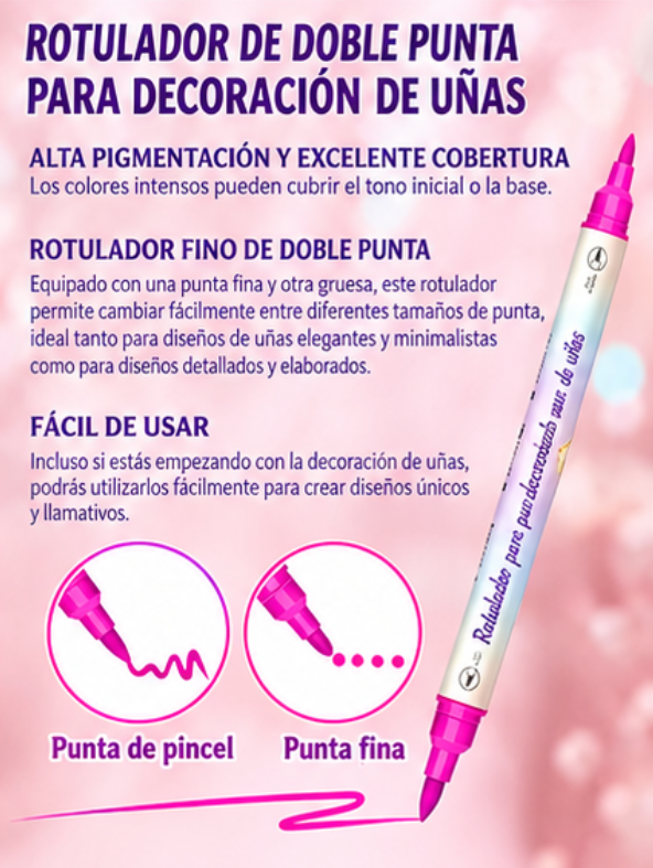 Uñas bonitas en minutos con 24 colores